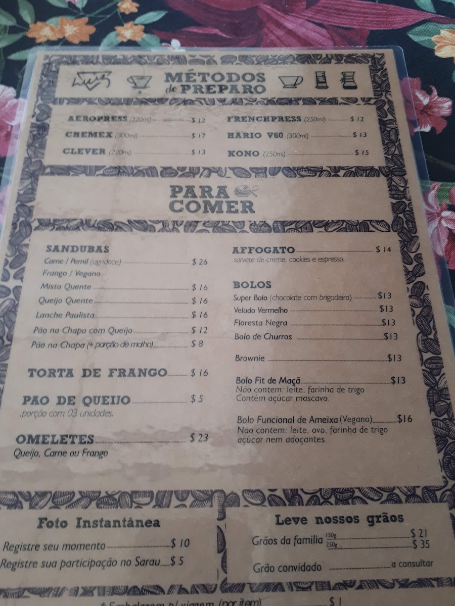 Menu Luiz Café Concept-2